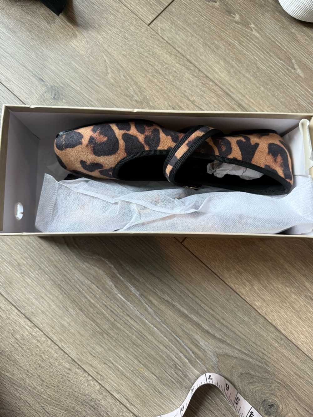 Leopard Print Mary Jane Flats with Buckle Strap - Brown - Picture 8 of 12
